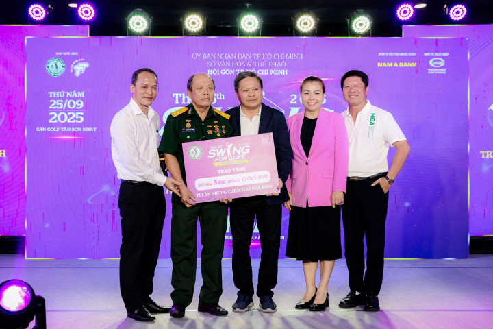 HGA tri ân chiến sĩ vì hoà bình tại Swing For Life 2025