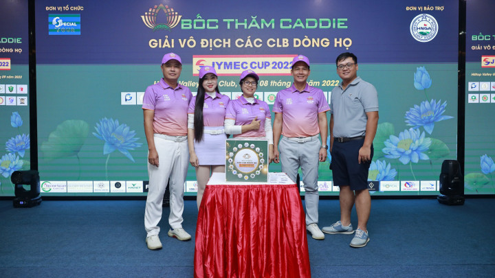 Lễ bốc thăm caddie cho giải Vô địch các CLB dòng họ 2022 tranh cup Jymec