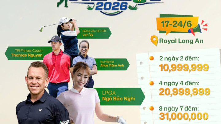 Saigon Golf Performance Center tổ chức trại hè golf dành cho golfer từ 7-18 tuổi