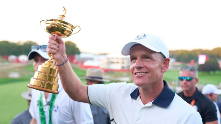 Luke Donald được chọn làm đội trưởng Ryder Cup châu Âu lần thứ 3 liên tiếp