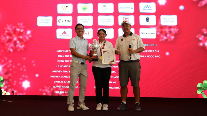 Nguyễn Bảo Châu vô địch chặng cuối Saigon Junior Golf Tour 2024 với tổng điểm âm