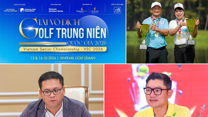 Giải Vô địch Golf Trung niên Quốc gia 2026 mở rộng sân chơi cho Mid Amateur, thêm nội dung đồng đội