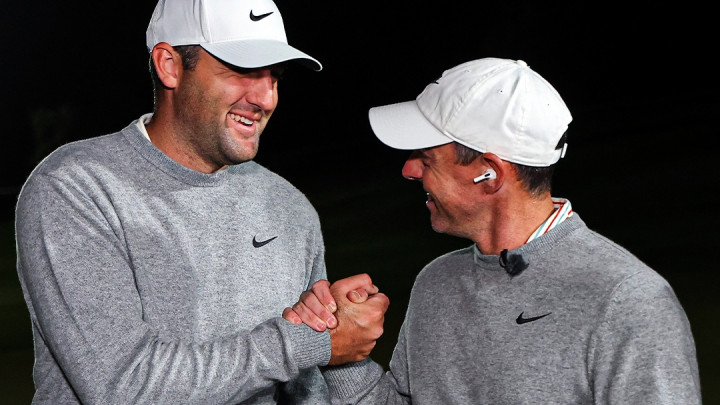 Scottie Scheffler và Rory McIlroy thắng áp đảo Brooks Koepka và Bryson DeChambeau tại The Showdown