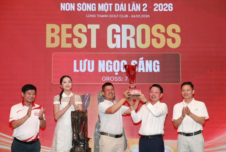 Golfer Lưu Ngọc Sáng vô địch Tiền Phong Golf Championship - Non sông một dải lần 2 năm 2026 