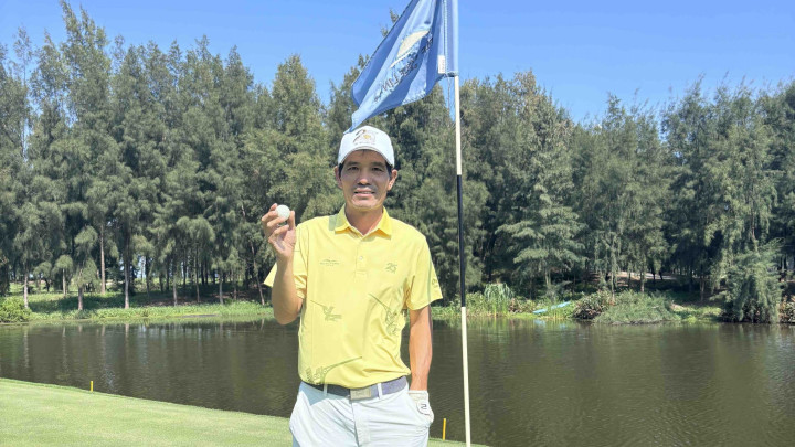 Golfer Nguyễn Đức Du ghi HIO tại FLC Sam Son Legacy Golf Tournament 2026