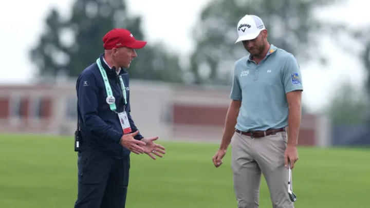 Sam Burns và pha tranh cãi luật “nước tạm thời” khiến giấc mơ U.S. Open tan vỡ