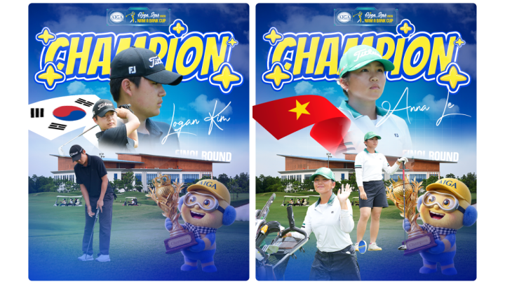 Anna Le và Logan Kim vô địch AJGA IPS - Nam A Bank Cup 2026