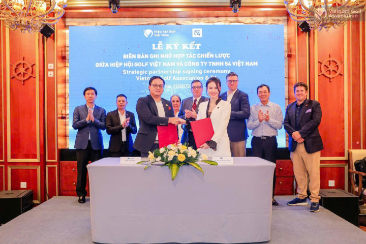 Hiệp hội Golf Việt Nam ký kết với Tập đoàn 54: xây “Chiến lược Golf Quốc gia”, hướng tới kỷ nguyên bứt phá của golf Việt Nam