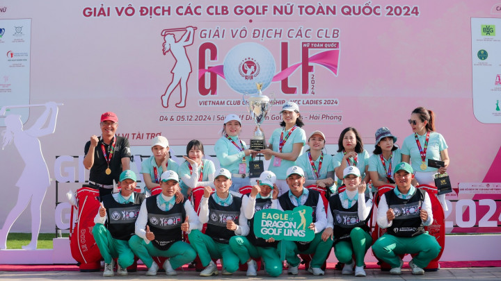 CLB Luật sư miền Bắc vô địch giải các Câu lạc bộ Golf Nữ Toàn quốc 2024