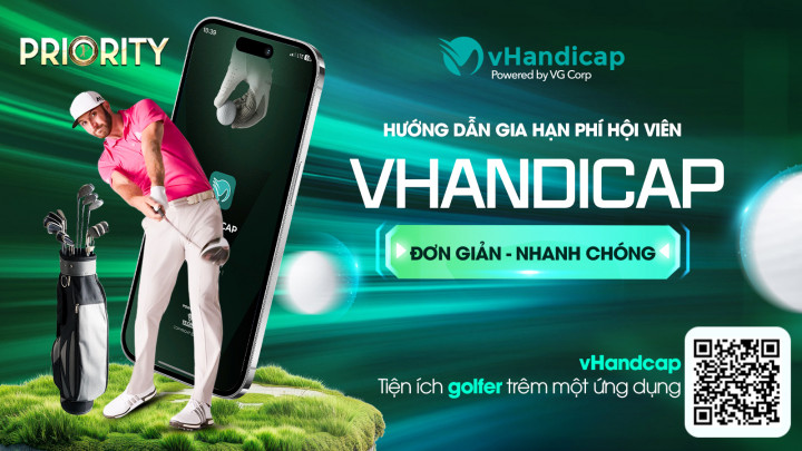 Hướng dẫn quy trình gia hạn phí hội viên trên ứng dụng vHandicap