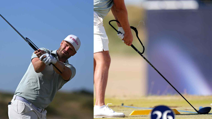 Wyndham Clark dùng móc treo quần áo để sửa swing tại The Open