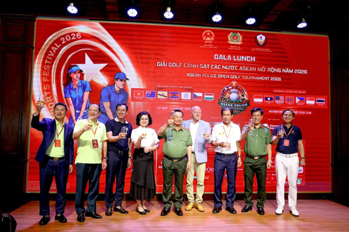 Giải Golf Cảnh sát các nước ASEAN Mở rộng 2026 khép lại thành công, thúc đẩy giao lưu và hợp tác quốc tế