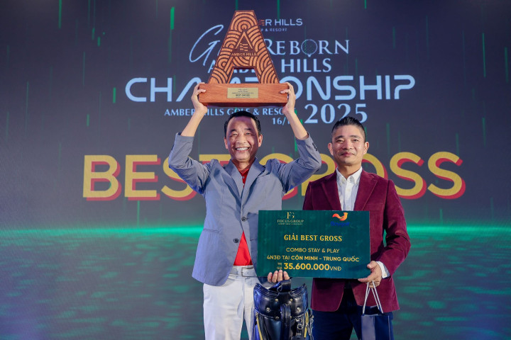 Golfer Lê Hùng Nam ghi HIO, giành Best Gross tại giải Green Reborn - Amber Hills Championship 2025