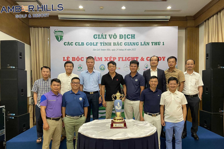 Giải Vô địch các CLB Golf tỉnh Bắc Giang lần đầu tiên được tổ chức trên sân Amber Hills