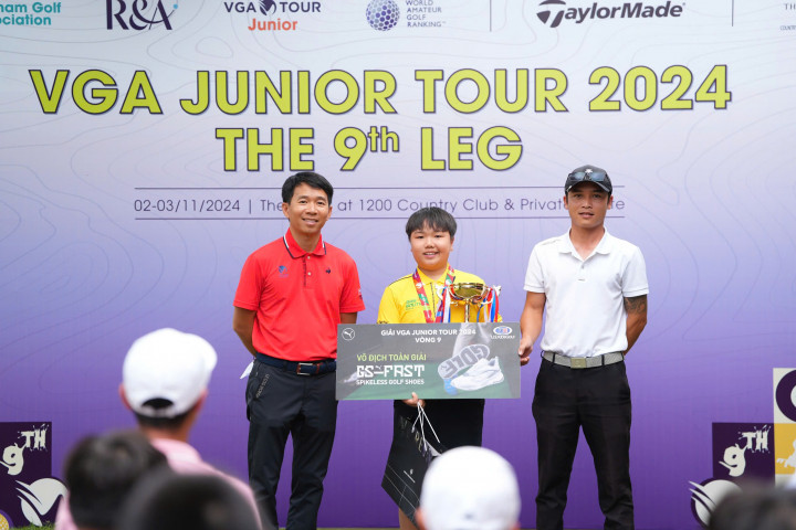 Golfer 12 tuổi vô địch chặng 9 VGA Junior Tour 2024