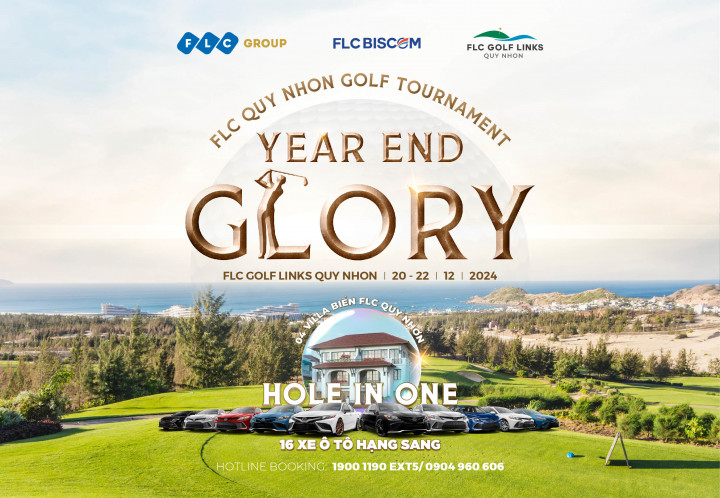 FLC Quy Nhon Golf Tournament - Year End Glory bùng nổ với HIO 16 xe hơi và 4 villa biển