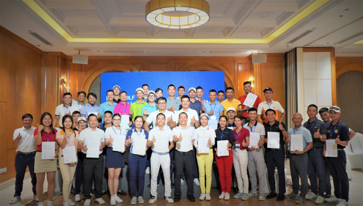 Hội đồng trọng tài golf Quốc gia hoàn thành hai khoá đào tạo luật Level 2