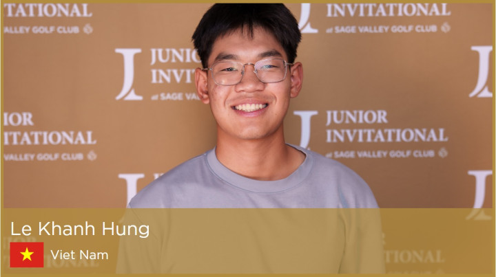 Lê Khánh Hưng khởi đầu ấn tượng tại "The Masters của golf trẻ thế giới"