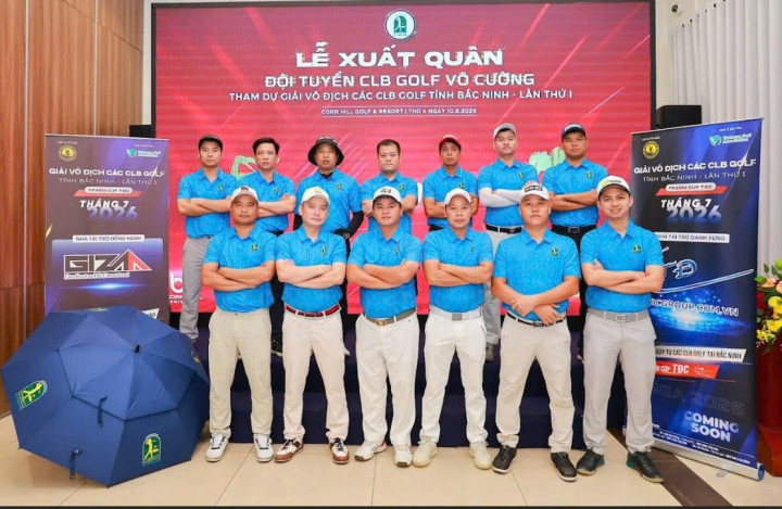 CLB Golf Võ Cường quyết tâm tạo dấu ấn tại Giải Vô địch các CLB Golf tỉnh Bắc Ninh