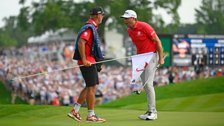 Keegan Bradley vô địch Travelers Championship 2025 sau màn sụp đổ của Tommy Fleetwood