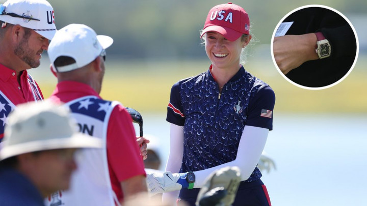 Nelly Korda đeo đồng hồ Richard Mille trị giá 8,5 tỷ đồng tại Solheim Cup