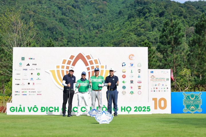 CLB Golf Họ Hà dẫn đầu vòng loại, cùng 3 đội tuyển giành vé vào Chung kết Giải VĐ Các CLB Golf Dòng Họ 2025