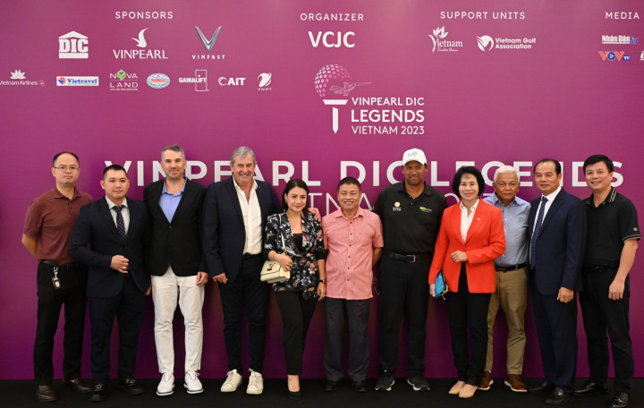 Giải Legends Tour đầu tiên tại Việt Nam chính thức mang tên Vinpearl DIC Legends Vietnam 2023