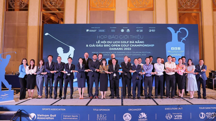 Những hình ảnh đáng nhớ tại Lễ họp báo Công bố giải BRG Open Golf Championship Danang 2022