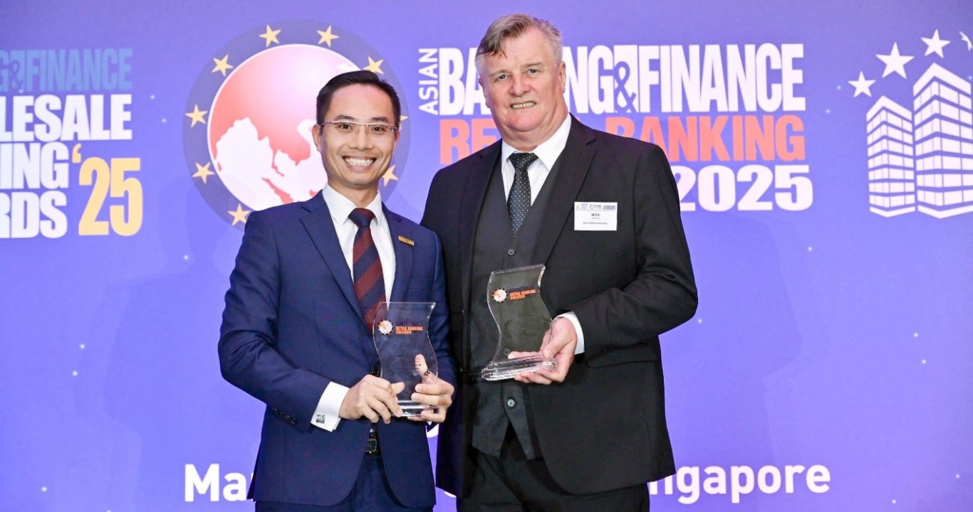 Nam A Bank nhận cú đúp giải thưởng quốc tế