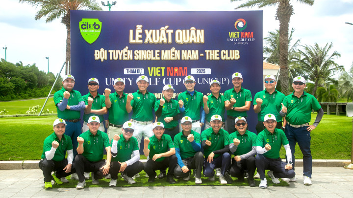 Đội tuyển The Club Miền Nam xuất quân tham dự Vietnam Unity Golf Cup 2025
