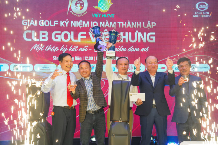 Golfer Phạm Mạnh Biền vô địch Giải kỷ niệm 10 năm thành lập CLB Golf Việt Hưng
