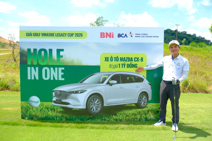 Golfer Uông Ngọc Ân ghi cú HIO ấn tượng tại sân Văn Lang Empire T&T Golf Club