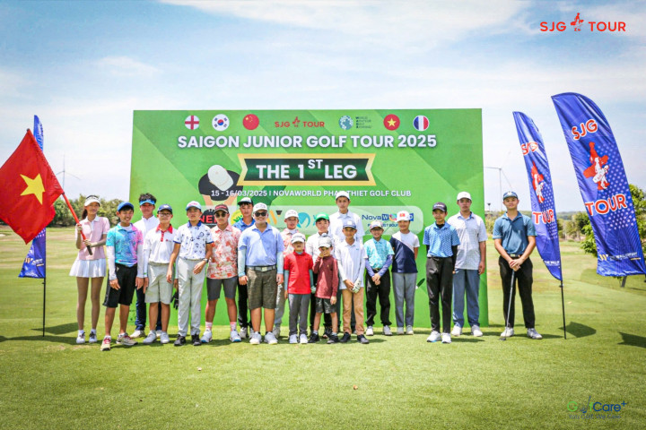 Nguyễn Nam Thắng và Ngô Thịnh Chấn Thiêm vô địch chặng 1 Saigon Junior Golf Tour 2025