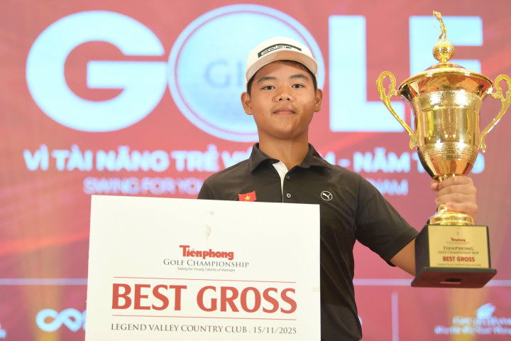 Nguyễn Trọng Hoàng lần đầu vô địch Tiền Phong Golf Championship
