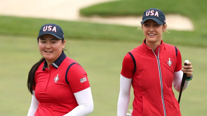 Solheim Cup 2024: Tuyển Mỹ dẫn trước 3-1 trong loạt đấu Foursomes mở màn