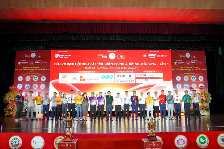 250 golfer tranh tài tại Giải Vô địch Hội Golf các tỉnh miền Trung và Tây Nguyên 2026