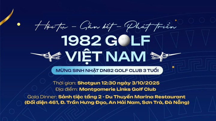 Chuẩn bị khởi tranh Giải Hội tụ 3 miền 1982 Golf Việt Nam lần thứ 3