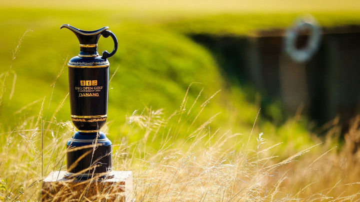 The unique trophy of the BRG Open Golf Championship Danang