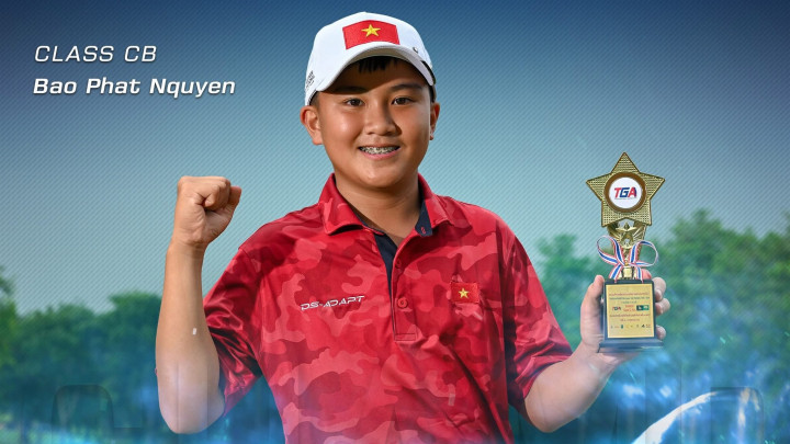 Nguyễn Bảo Phát đăng quang giải golf trẻ tại Thái Lan