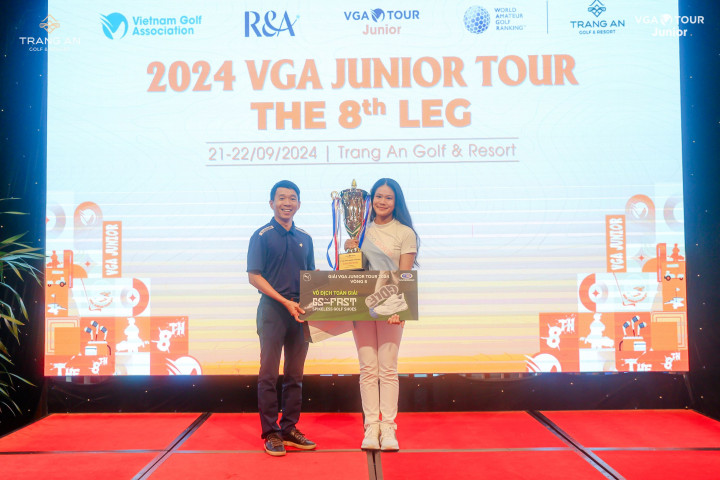 Nguyễn Viết Gia Hân lần thứ 2 vô địch VGA Junior Tour