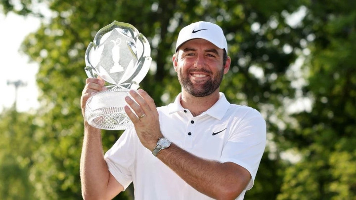 Bảo vệ thành công danh hiệu Memorial, Scottie Scheffler sánh ngang với Tiger Woods