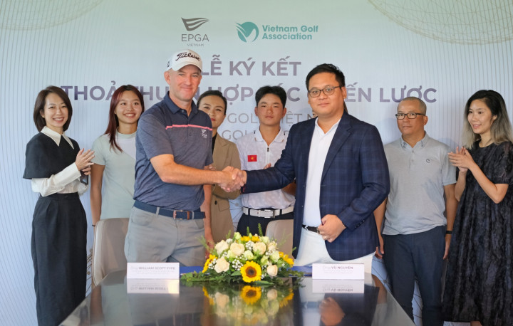 Học viện Golf Els Việt Nam và Hiệp hội Golf Việt Nam ký kết thoả thuận hợp tác phát triển golf trẻ