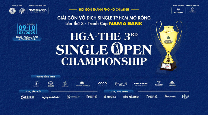 Lịch phát sóng trực tiếp Giải Vô địch Single TP.HCM Mở rộng Lần thứ 3 - Tranh Cúp Nam A Bank