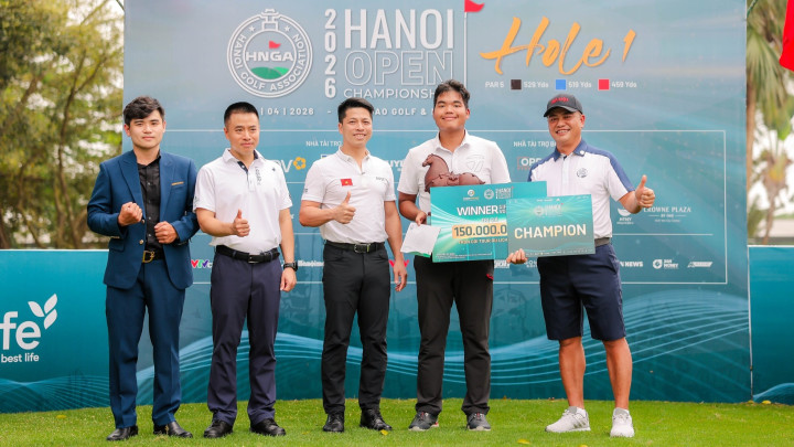 Nguyễn Đức Sơn, Đỗ Anh Đức lên ngôi giải Vô địch Golf Hà Nội Mở rộng 2026