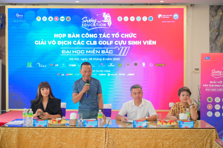 Giải Vô địch các CLB Golf Cựu sinh viên Đại học miền Bắc 2025 lần đầu tiên được tổ chức tại sân golf Tam Đảo