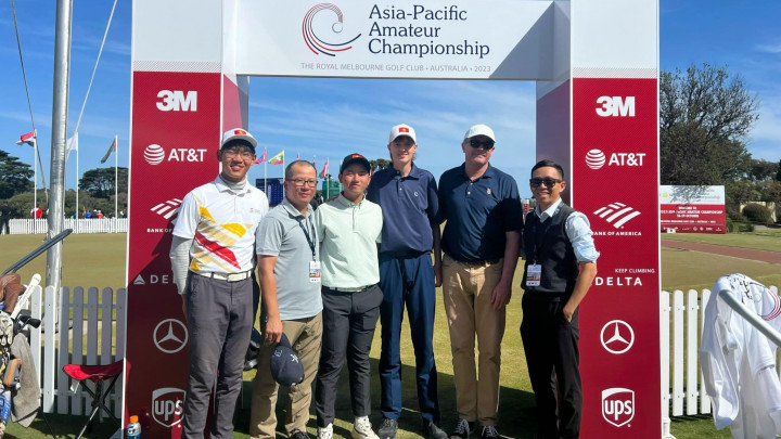 Nguyễn Anh Minh đi vào lịch sử golf Việt tại Asia Pacific Amateur Championship 2023