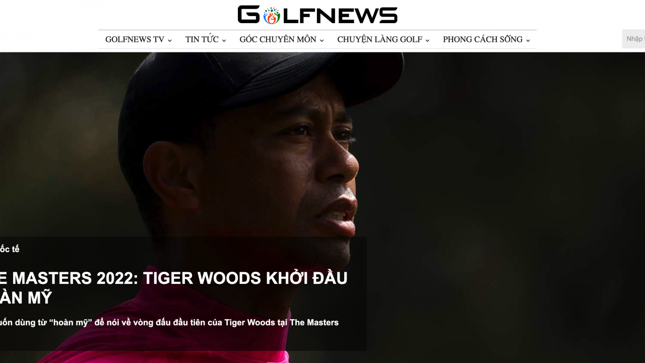 GolfNews thay đổi nhận diện thương hiệu, Website để sẵn sàng cho những bứt phá mới