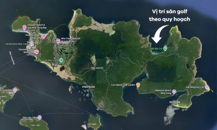 Vinpearl khởi công sân golf đẳng cấp 6 sao trên đảo Hòn Tre