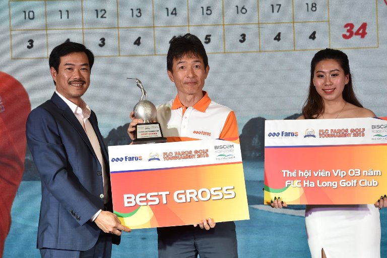 Vượt qua 1.400 golfer, gôn thủ người Nhật đăng quang tại giải Faros 2018