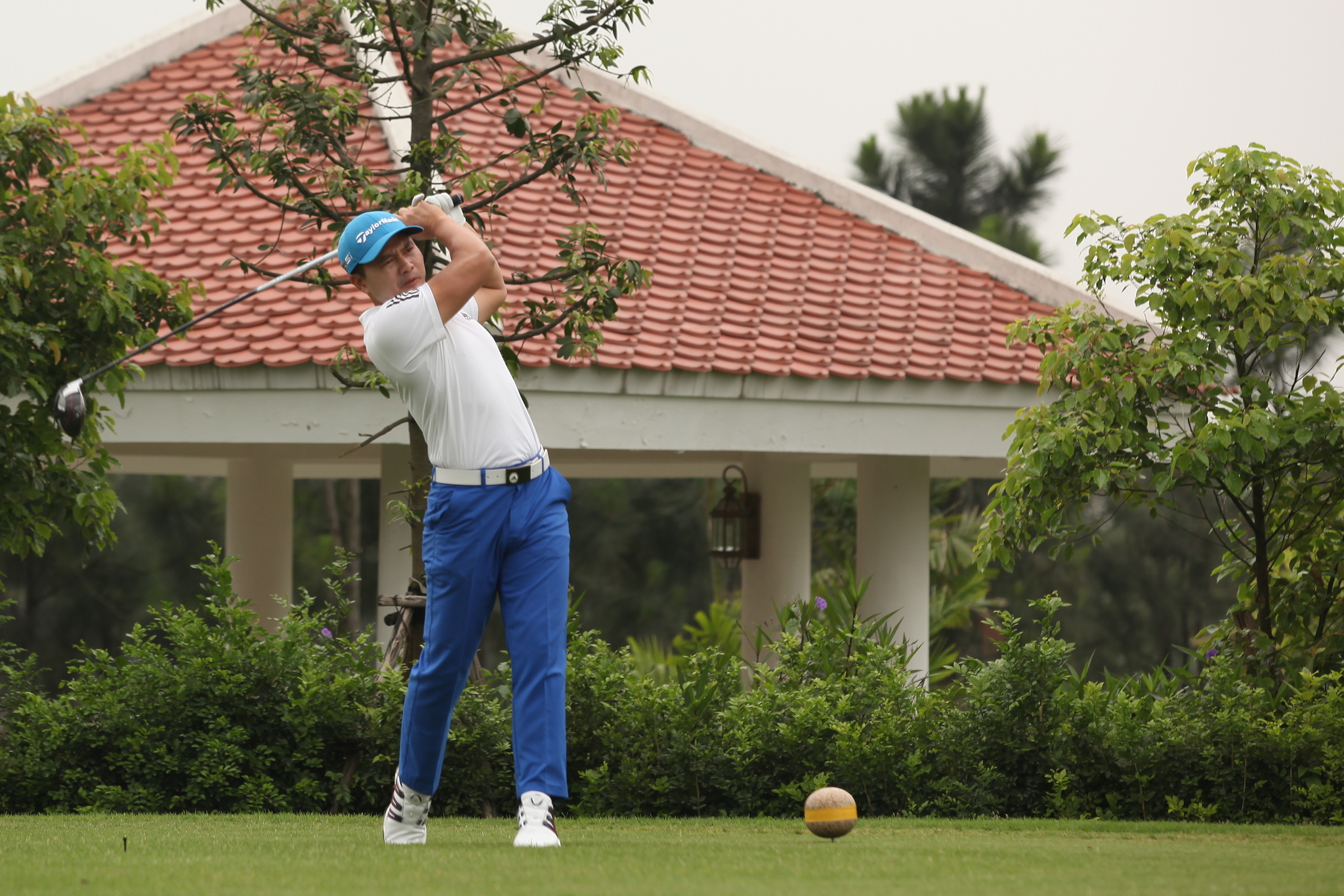 Vòng loại mở rộng ASIAD 18: Dương 6 gậy, golfer Thái Trung Hiếu tạm dẫn đầu miền Bắc